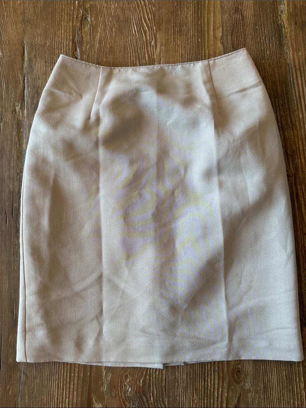 Preston & York Cream Pencil Skirt